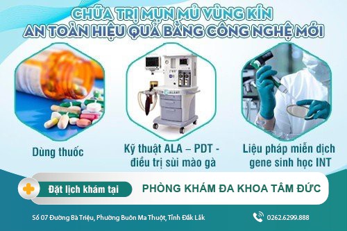 Vùng kín bị nổi mụn: nguyên nhân, triệu chứng, phương pháp điều trị
